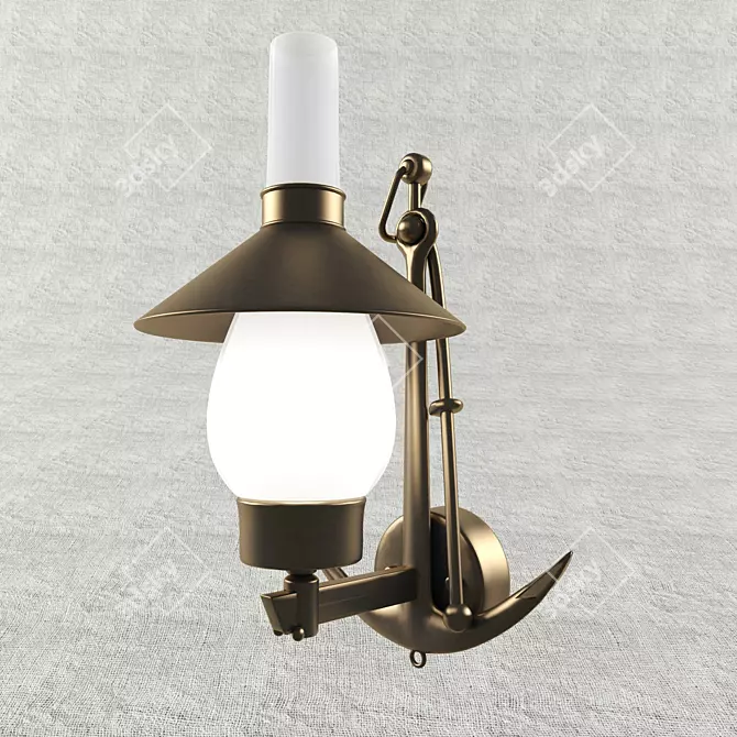 Elegant Illumination Fixture 3D model image 1