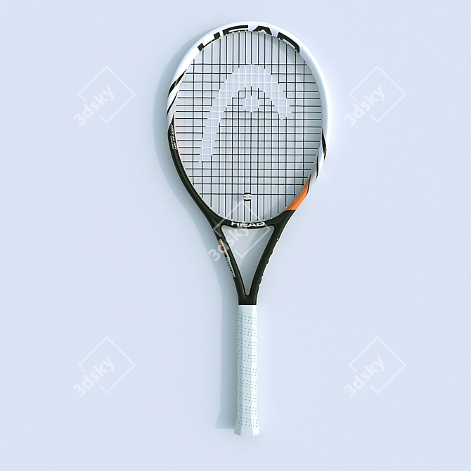 Ultimate Head Tennis Racquet 3D model image 2