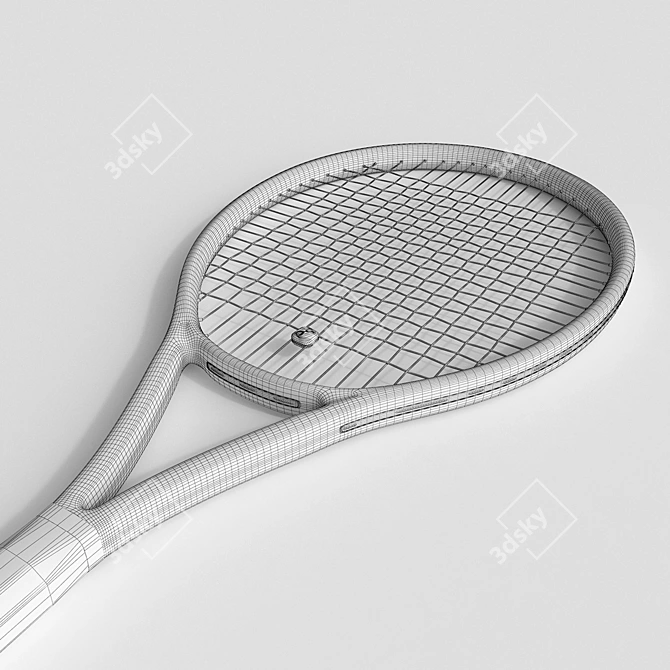 Ultimate Head Tennis Racquet 3D model image 3