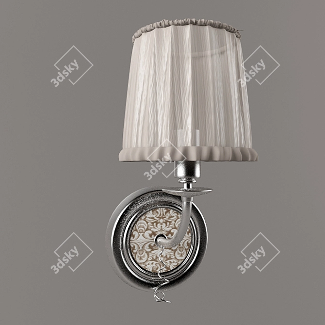 Elegant Classic Sconce 3D model image 1