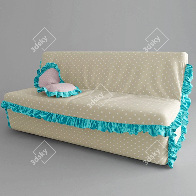 Compact Sofa Bag 3D model image 1