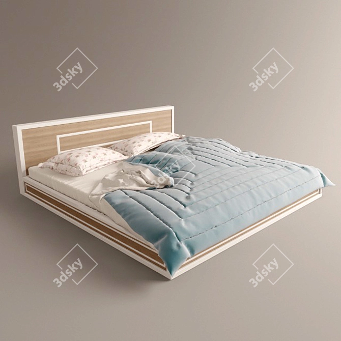 Adjustable Bed Set 3D model image 1