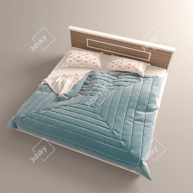 Adjustable Bed Set 3D model image 2