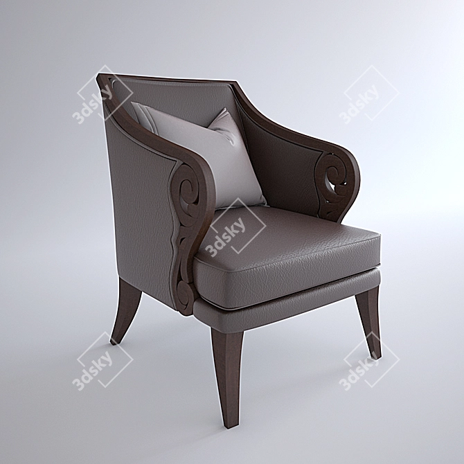 Luxury Leather Armchair

(Translation: Роскошное кожаное кресло) 3D model image 1