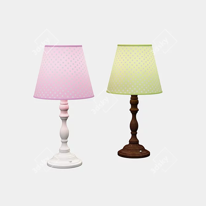 Pottery Barn Kids Payton Lamp Kit 3D model image 1