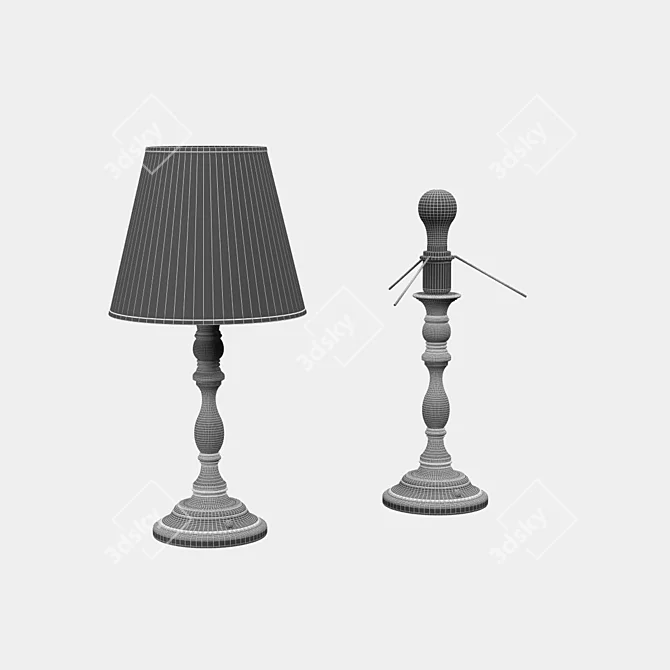 Pottery Barn Kids Payton Lamp Kit 3D model image 3