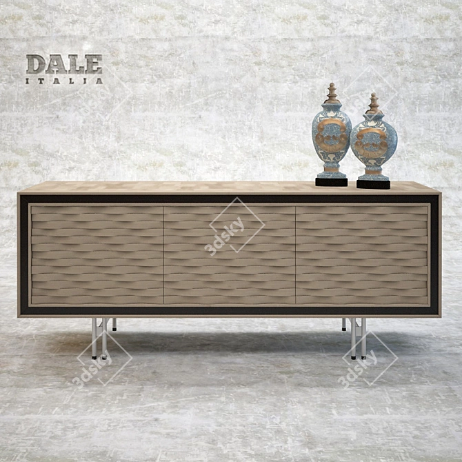 Italian Style Dale Locker 3D model image 1