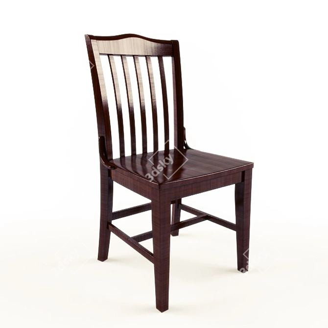 Elegant Comfortable Chair 3D model image 1