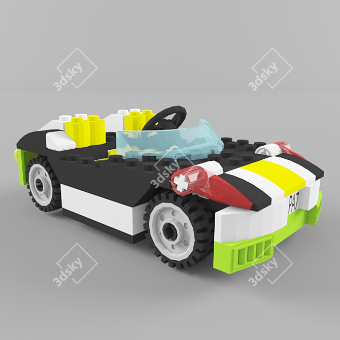 LEGO Sunset Speeder: Cool Car 3D model image 1
