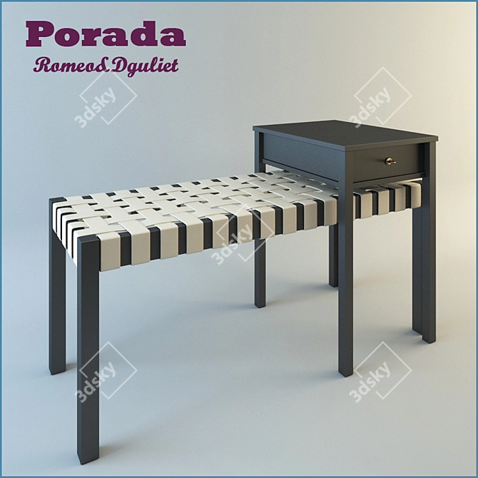 Elegant Porada Romeo & Juliet 3D model image 1