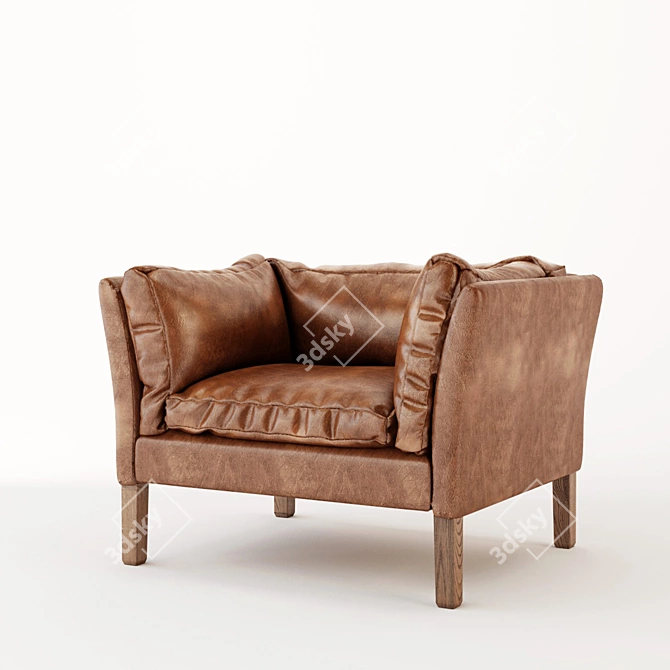 Sorensen Modern Lounge Chair 3D model image 1