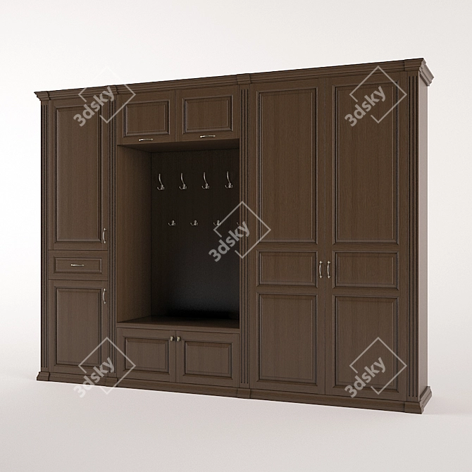 Elegant ALDO Mozart Entryway 3D model image 1