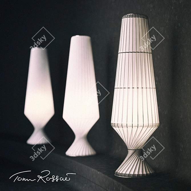 Stylish TR21 Floor Lamp 3D model image 2