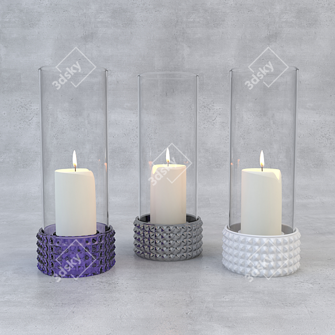 Versatile Candlestick Holder 3D model image 1