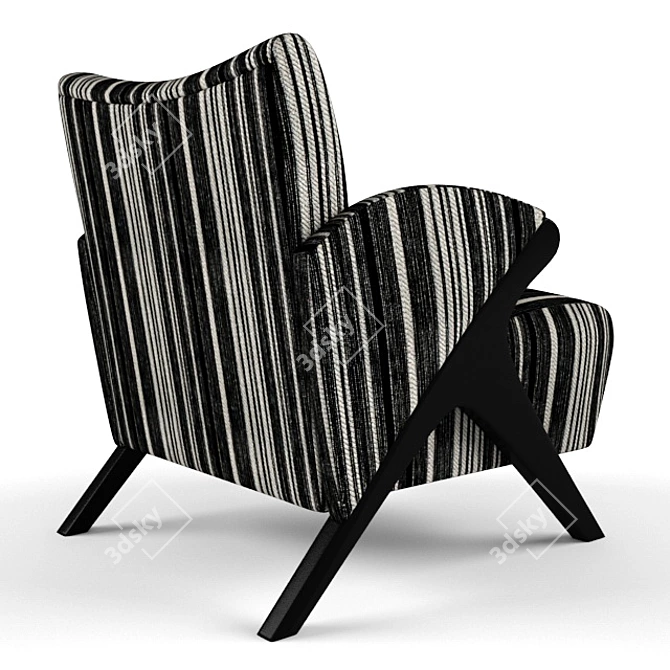 ErgoComfort Chair 3D model image 2