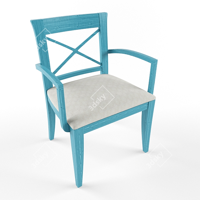 TONIN CASA Glamour Chair 3D model image 2