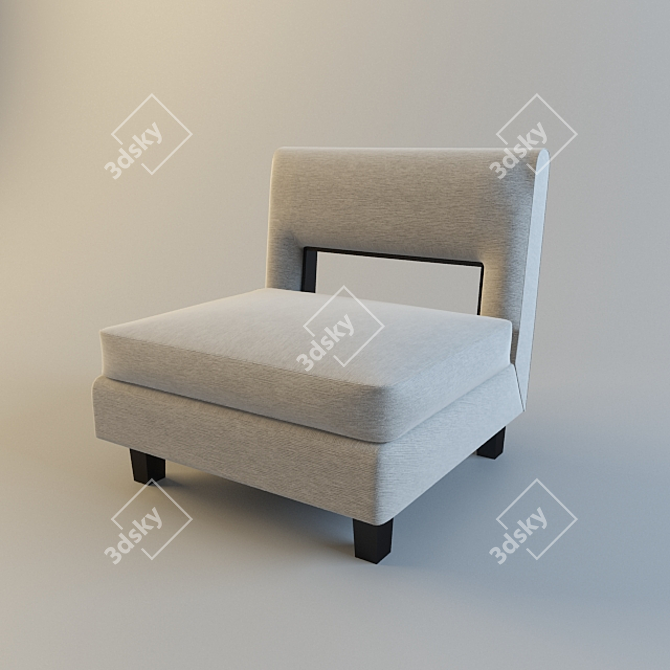 Luxury Pietro Constantinini Armchair 3D model image 1