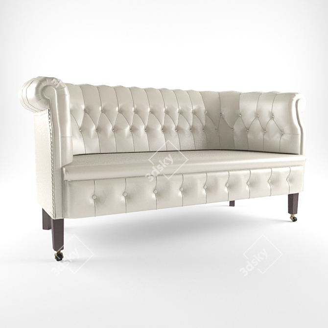 Title: Atom: Ultimate Comfort in Sofa 3D model image 1