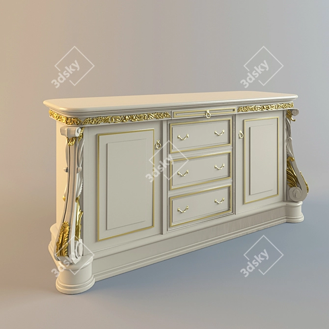 Modern Buffet, Moblesa SERIA NEO 3D model image 1