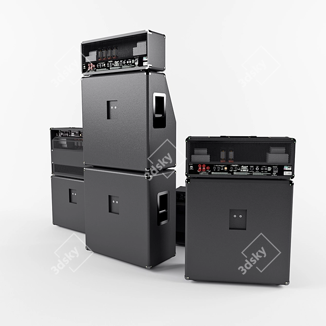 Powerful Marshall JVM Series 3D model image 2