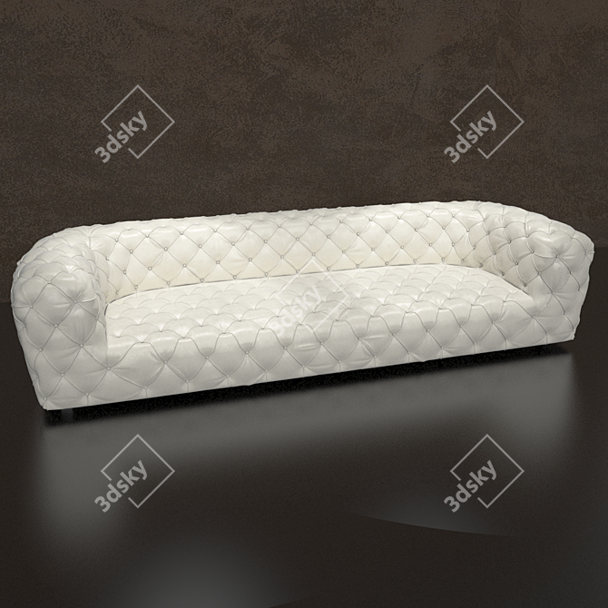 Quilted Elegance: Chester Moon 3D model image 1