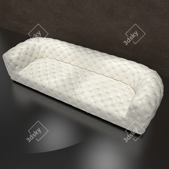 Quilted Elegance: Chester Moon 3D model image 3