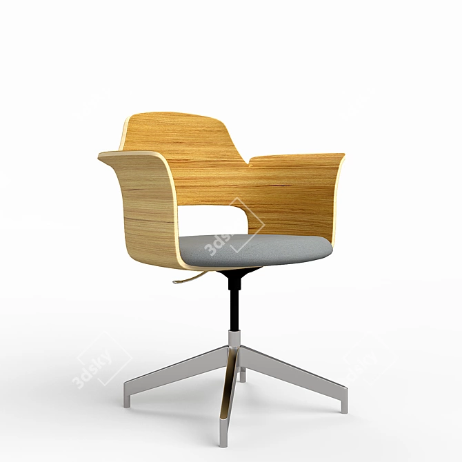 Stylish Ikea Fellberget Chair 3D model image 1