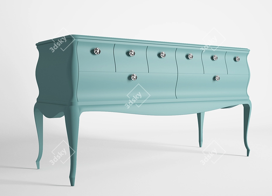 Custom-made Chest of Drawers 3D model image 1