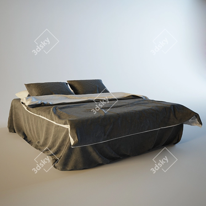 Cozy Dream Bed 3D model image 3