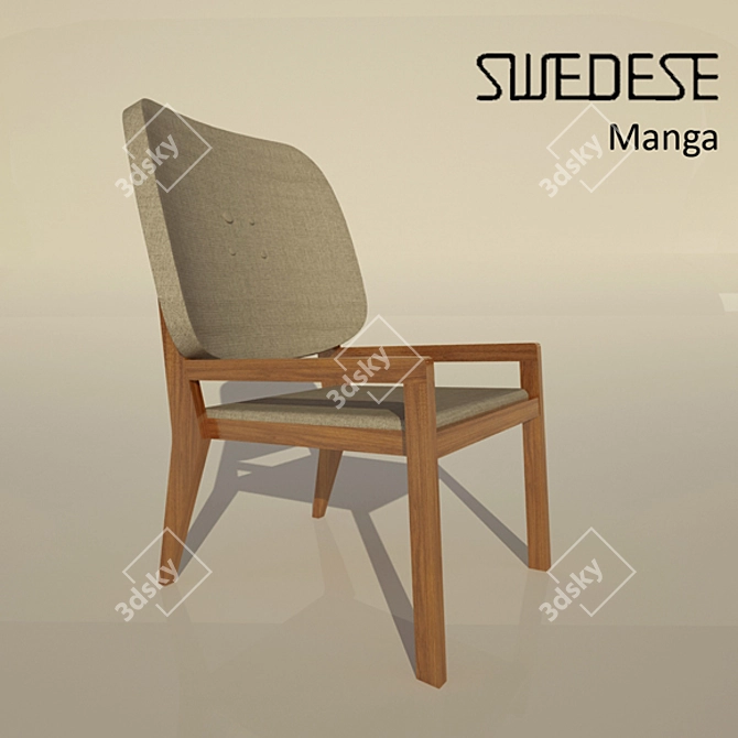 Swedese Manga Chair 3D model image 1