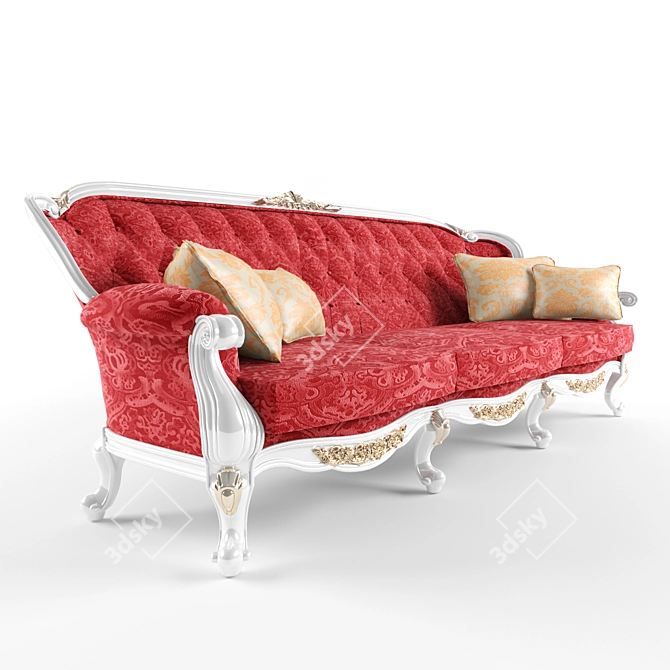 Luxury Grand Sofa: Unparalleled Elegance & Comfort 3D model image 1