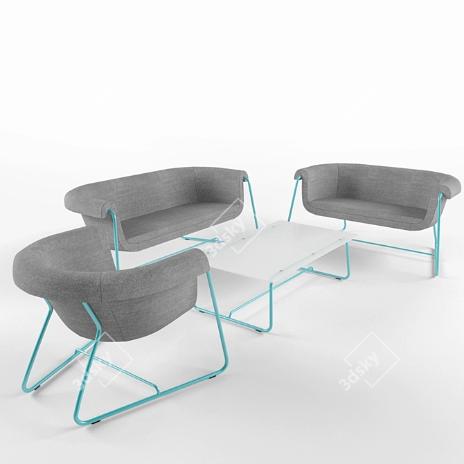 Profim Sofa Collection: Versatile and Stylish 3D model image 1