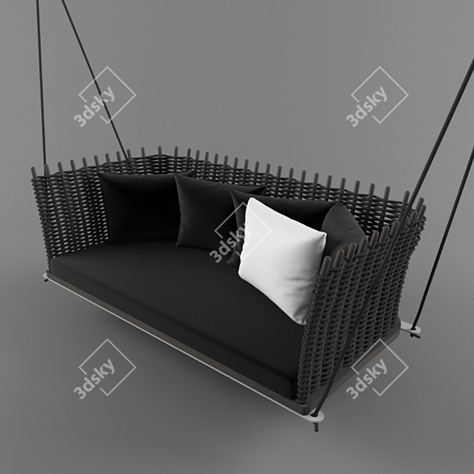 Wabi Swing: The Perfect Outdoor Retreat 3D model image 1