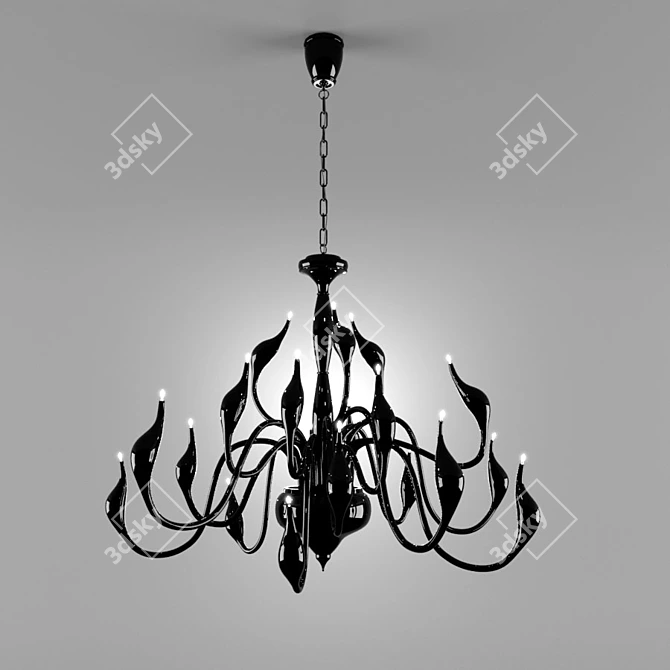 Designer's Choice: Fabio Fornasier Chandelier 3D model image 1