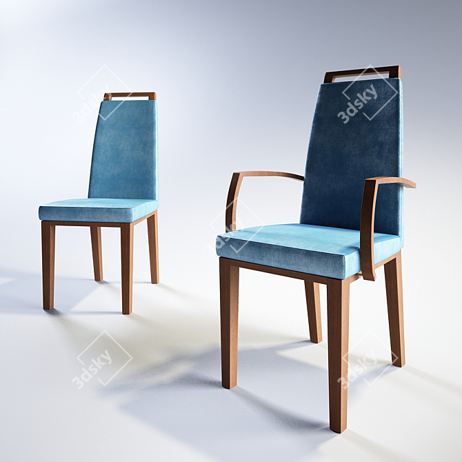 Klose Chairs, Models 6716-37 and 6717-37 3D model image 1