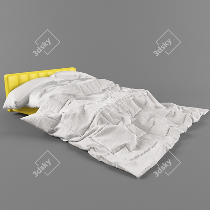 Comfort Rest Bed 3D model image 1