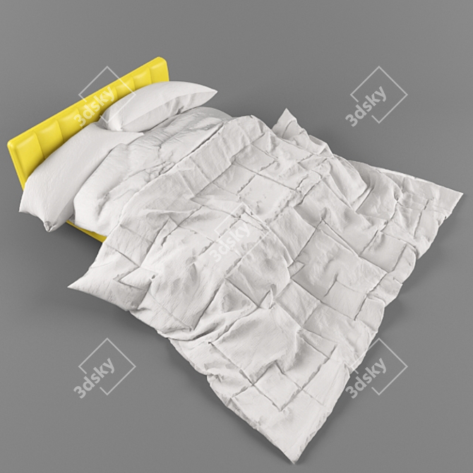 Comfort Rest Bed 3D model image 3