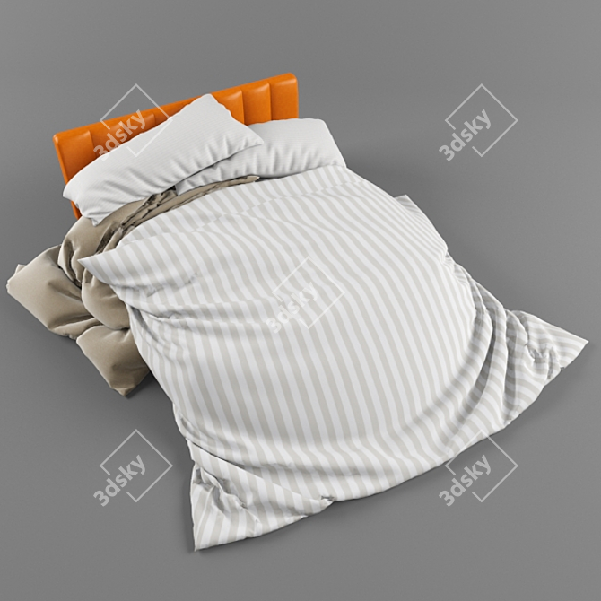 ComfortMax Bed Rest: Ultimate Relaxation 3D model image 1