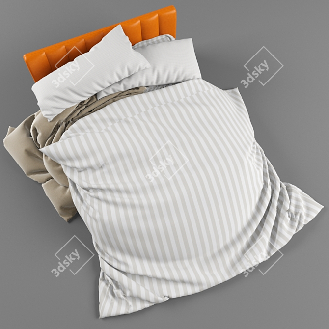 ComfortMax Bed Rest: Ultimate Relaxation 3D model image 3