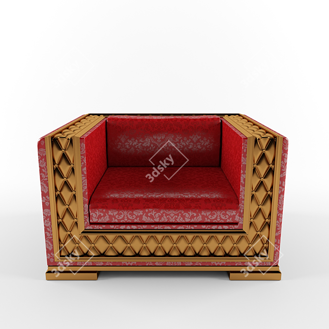 Elegant Bakokko Living Room Set 3D model image 3