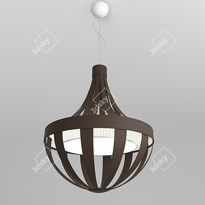 Anadem Hanging Lamp: AXO LIGHT SP ANA 090 3D model image 1