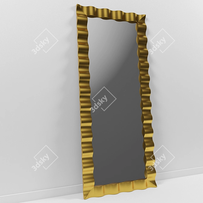 Elegant Reflective Art: MO.WA 5099 3D model image 1