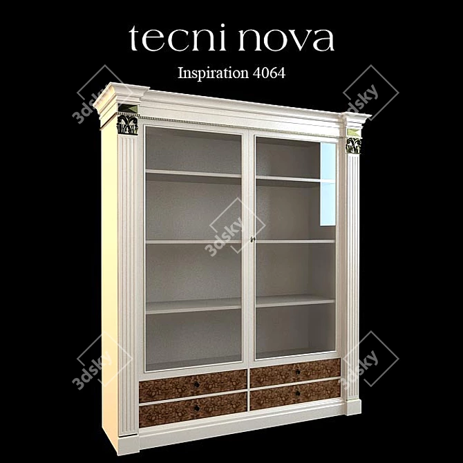 Tecni Nova Inspira Vitrina: Elegant Spanish Design 3D model image 1