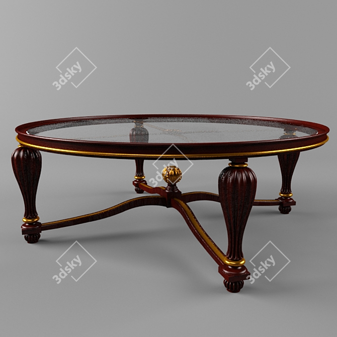 Elegant Ceppi Coffee Table 3D model image 1