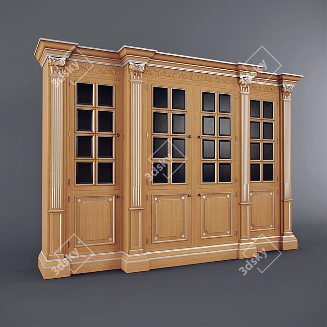 Elegant Wood Kitchen: Onlywood Lux 3D model image 3