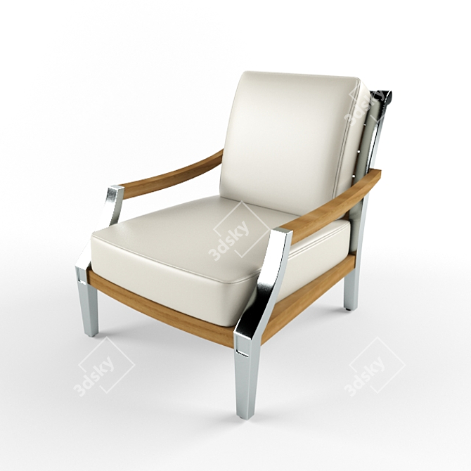 King Richard Lounge Chair: Designed by Starck 3D model image 2