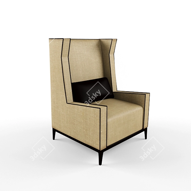 ComfortMax Chair: Relax in Style 3D model image 1