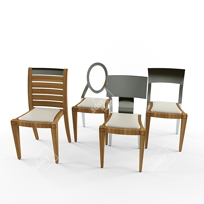 Sutherland Chairs: Philippe Starck Collection 3D model image 1