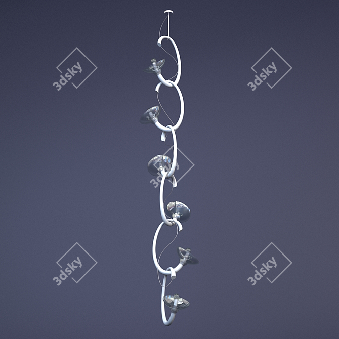 Elevate your space with De Majo Pendant 3D model image 1
