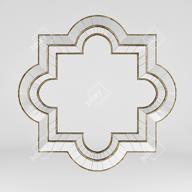 Sleek Kichler Mirror | 91x91cm 3D model image 1